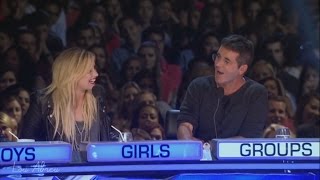 Demi Lovato and Simon Cowell  Funniest moments on The X Factor  Season 3 68 LEGENDADO [upl. by Lilithe]