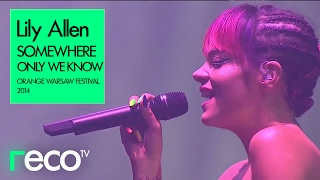 Lily Allen  Somewhere Only We Know Orange Warsaw Festival 2014 [upl. by Harry]