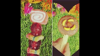 Soft candy with jelly Kinder joy chocolate or soft candy with lollipop Skittles popsicle gems 😋😋 [upl. by Husha]