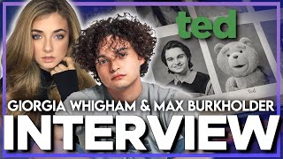 TED Interview GIORGIA WHIGHAM amp MAX BURKHOLDER on Seth MacFarlanes Prequel Series [upl. by Zaob659]