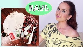 HAUL zakupowy CZERWIEC kosmetyki ♣ ubrania ♣ lumpeks ♣ fit zdrowie  My City Of Beauty [upl. by Novyaj]