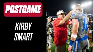 Kirby Smart on Georgia offense quotWere better than we playedquot  UGA shows toughness against Kentucky [upl. by Ennael949]