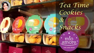 Mio Amore Cake Shop with special Tea Time Cookies and Snacks with price  Mio Amore every day Snacks [upl. by Spoor282]