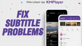 How To Fix KMPlayer Subtitle Problem  Working [upl. by Ennagroeg]