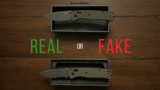 BENCHMADE How to spot a fake Bugout Knife [upl. by Anikehs]