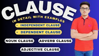 CLAUSE IN ENGLISH GRAMMAR  TYPES  FORMATION  STRUCTURE  WITH EXAMPLES   TIPS amp TRICKS [upl. by Zeena674]