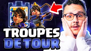 Les troupes de tour arrivent dans clash royale  nouvel équilibrage [upl. by Enirual]