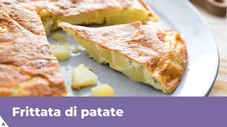 FRITTATA DI PATATE IN PADELLA VELOCISSIMA [upl. by Seymour236]