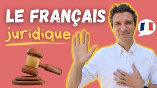 Français B2  Les termes et expressions du français juridique 👨‍⚖️🇫🇷 [upl. by Lavina592]