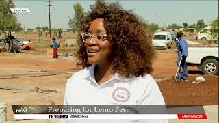 Bloemfontein gets facelift ahead of 15day Lemo Fest Mosele Lepheane [upl. by Ellerred]