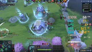 AMD Radeon RX 560  AMD Athlon X4 860K  Dota 2 FPS Test [upl. by Stonwin759]