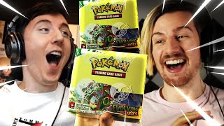 THE BEST BOX I HAVE EVER OPENED  Opening 2 Evolving Skies Booster Boxes W Dawko [upl. by Keram603]