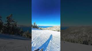 Beautiful day Beautiful view at Heavenly skiing beautifulnature snow [upl. by Adnuhsal]