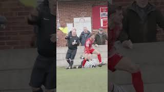 HORROR TACKLE Player makes a MIRACULOUS RECOVERY after being FOULED  NonLeague Diaries [upl. by Batruk326]