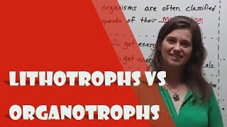 Lithotrophs vs Organotrophs [upl. by Juakn]