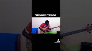 Seben Bass Phrasing basslessons groove seben tutorial [upl. by Rambow]