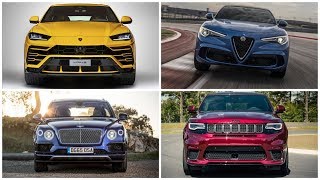 TOP 10 Fastest SUVs in the World 2019 [upl. by Ogilvy]