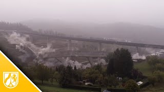 Talbrücke bei Siegen gesprengt [upl. by Natika]