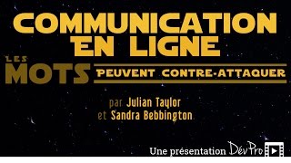 Communication en ligne les mots peuvent contreattaquer [upl. by Kyd458]