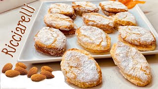 RICCIARELLI pasticcini alle Mandorle e Arancia tipici Natalizi 🎄 facili e veloci GLUTEN FREE [upl. by Anestassia365]