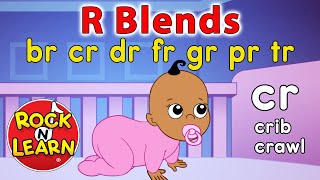 Beginning Consonant Blends with R  Learn to Read br cr dr fr gr pr tr  Rock ’N Learn [upl. by Harihs]