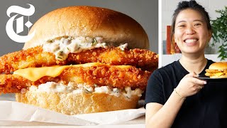 The Best Homemade Fried Fish Fillet Sandwich  Sue Li  NYT Cooking [upl. by Silohcin184]