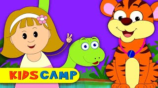 Jungle Song  More Nursery Rhymes And Kids Songs by KidsCamp [upl. by Petey]