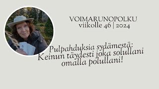 Voimarunopolkujen lakaisukalenteri viikolle 46  2024 [upl. by Zenobia]