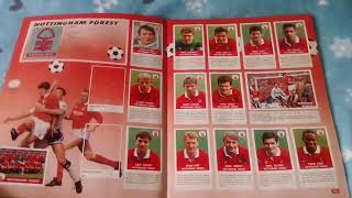 Panini Football 1991 Sticker Album 100 Complete [upl. by Carbone]