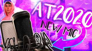 My NEW MIC AT2020 XLR Unboxing amp Review [upl. by Naeruat]