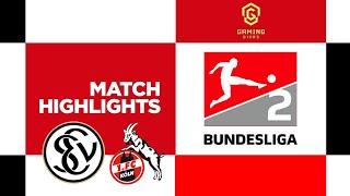 Elversberg vs 1 FC Köln  Highlights  Highlights  2 Bundesliga 202425 [upl. by Ellohcin]