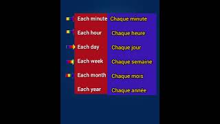 Prononciation des Phrases Anglaises  Each Day Each Hour Each Month [upl. by Zarger]