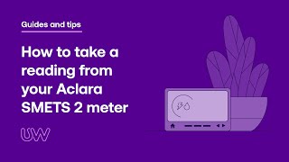 How to take a reading from your Aclara SMETS 2 smart meter [upl. by Erina]