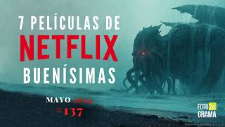 ¿No sabes qué ver 7 Buenas Películas Atrapantes en NETFLIX  Fotograma 24 con David Arce [upl. by Roxi]