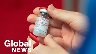 COVID19 Moderna asks Health Canada to approve vaccine booster shot [upl. by Handy]