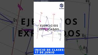 Curso de Geo Descriptiva en AutoCADInicio 17 de Junio ingenieria arquitectura autocad dibujo [upl. by Norrej]