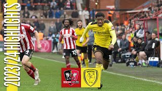 202324 HIGHLIGHTS  Exeter City v Burton Albion [upl. by Bullock]