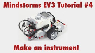 Mindstorms EV3 Tutorial 4 Turn your EV3 into a musical instrument [upl. by Neelyak713]