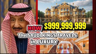 You Wont Believe the LUXURY Saudi King Travels With [upl. by Laenahtan]