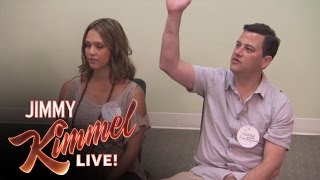 Jimmy Kimmel Takes Jessica Alba to Birthing Class [upl. by Donovan]