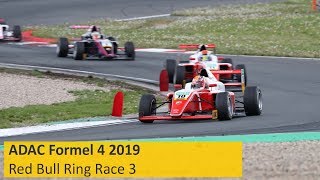 ADAC Formula 4 Race 3 Red Bull Ring 2019 English ReLive [upl. by Akirderf]