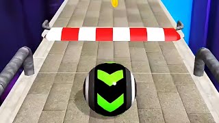 Sky Rolling Ball 3D Gameplay Speedrun Max All Levels 433 [upl. by Grayce]