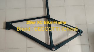 XC Bike Frame Ceccotti [upl. by Skiba]