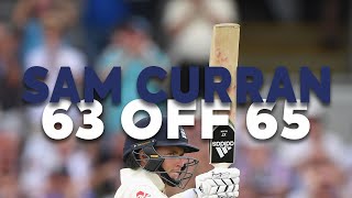 Sam Curran 63 off 65 balls  Every Delivery  England vs India Edgbaston 2018 [upl. by Ahtabbat735]