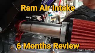 Aerox 155 Ram Air Intake and RAD Filter  6 Months Review [upl. by Osnofledi290]