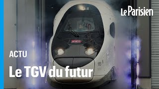 Plus de place plus écologique La SNCF dévoile son nouveau TGV [upl. by Ahsiyk102]