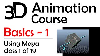 3D Maya Animation  Basics 1 Intro To Maya Free 3D Animation Course [upl. by Lirrehs]