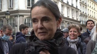 Amélie Nothomb quotfolle de joiequot davoir remporté le prix Renaudot  AFP Extrait [upl. by Anneirda531]