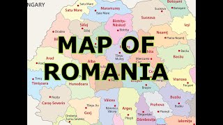 MAP OF ROMANIA [upl. by Ia]