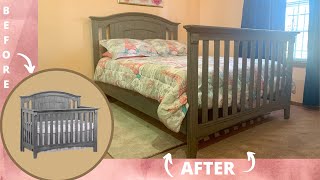 How to convert a crib into a full size bed [upl. by Dlorad]